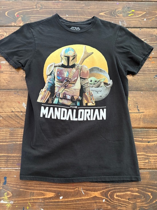 Star Wars Other - Star Wars **The Mandalorian** WOMENS Black Graphic Tee SMALL SM VINTAGE